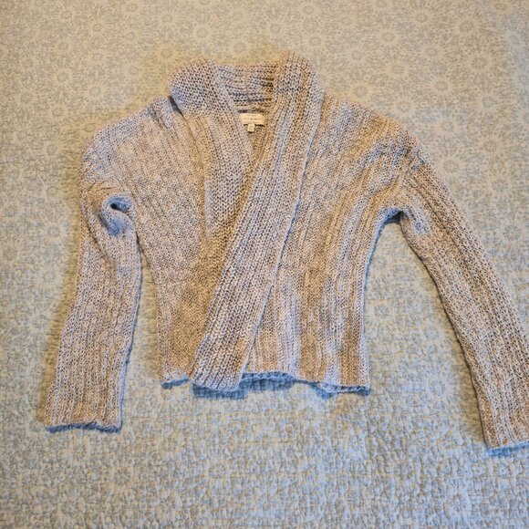 Lucky Brand 100% Cotton Knit Open Cardigan, Size Small XS - Picture 1 of 7